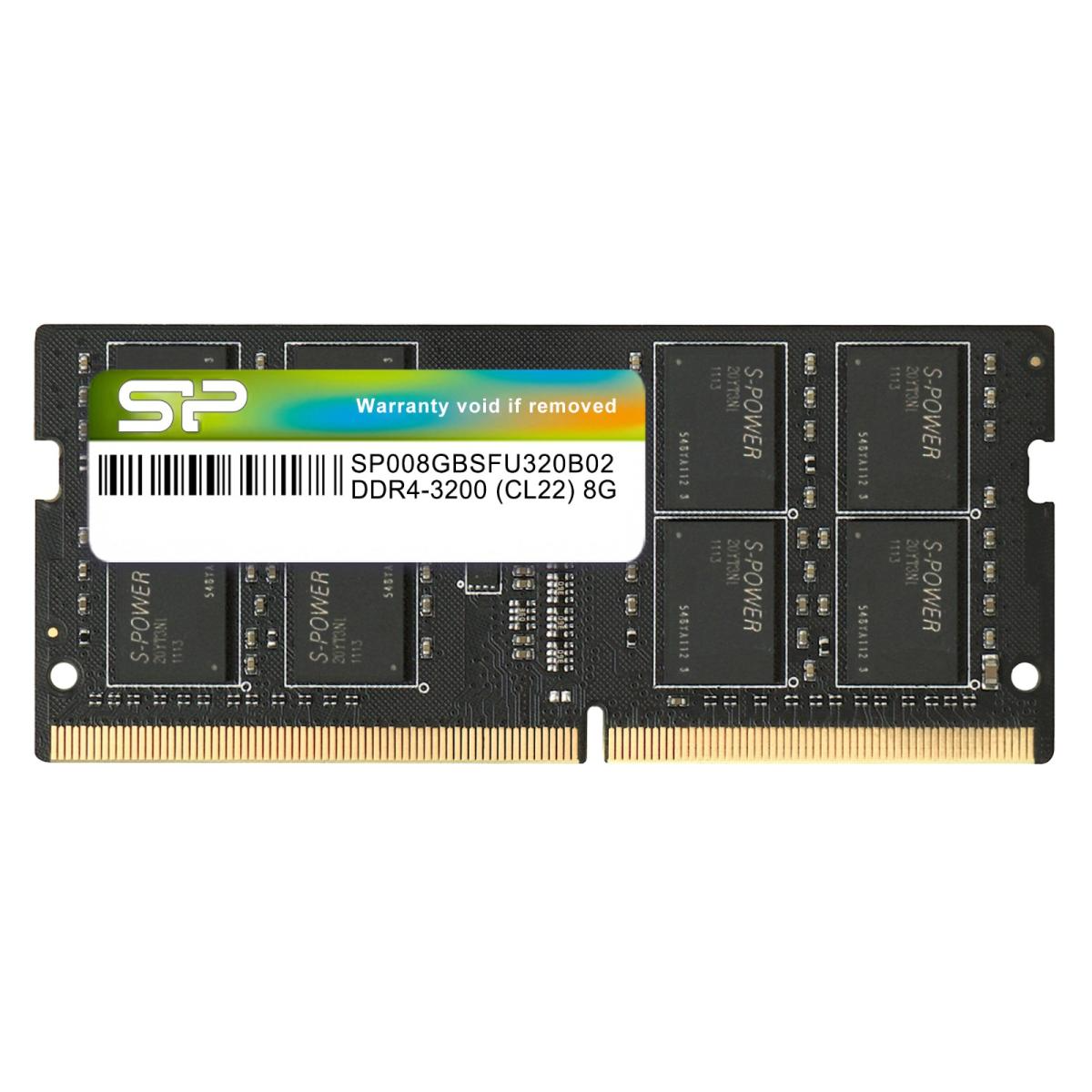 Silicon Power 8GB DDR4 3200 MHz Laptop RAM Silicon Power 8GB DDR4 3200 MHz Laptop RAM